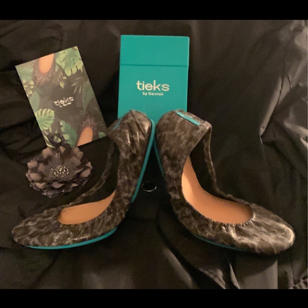 Tieks Black Leopard Size 10 Black Friday Release 2022